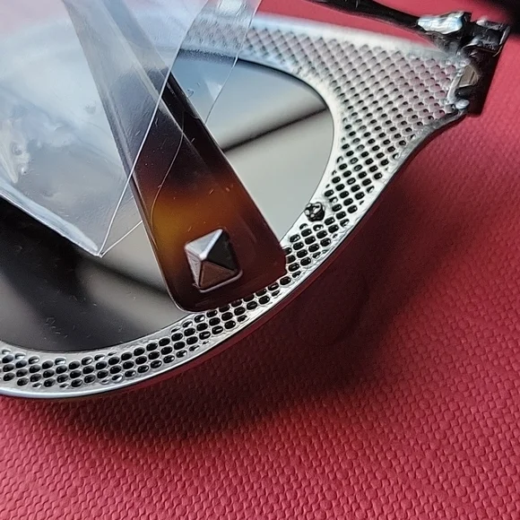 COPY NWT Valentino COMPLETE Rockstud Aviator Cat Eye Sunglasses.